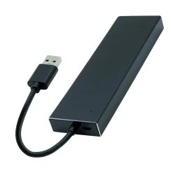 4XEM 7-Port USB-A Data Hub, Black (4XUSBADATAHUBTAA)