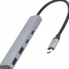 4XEM 4-Port USB-C Hub, Silver (4XUSBCHUB2A2CTAA)
