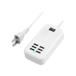 USB Charging Kit/Bundle for Phone/Tablet/Game, White (4XPOWER6USBCBL)<4XEM Discount