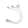 4XEM ™ USB to Lightning/Micro USB Cable for iPhone/iPod/iPad/Galaxy (4XUSBMUSB830PIN)