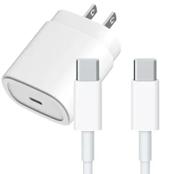 USB-C Charging Kit for iPhone 15 and iPhone 15 Plus, White (4XIPHNKIT3)<4XEM