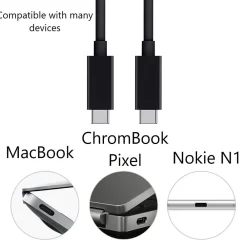 USB-C Charging Kit/Bundle for Smartphones and USB-C Compatible Devices, Black (4X25WCHARGEKIT6B)<4XEM New