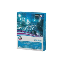 Multipurpose Paper*Xerox Vitality 30% Recycled 8.5" x 11" Multipurpose Paper, 20 lbs., 92 Brightness, 500 Sheets/Ream (3R6296)