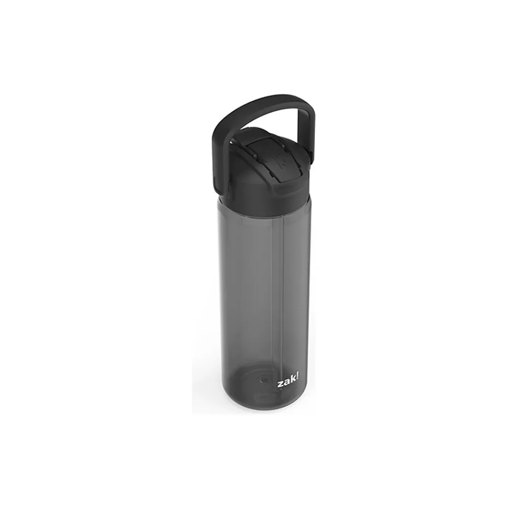 Zak! Liberty Plastic Water Bottle, 24 oz., Ebony (0015-X280)