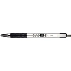Pens|Zebra F-301 Retractable Ballpoint Pen, Fine Point, 0.7mm, Black Ink, 2 Pack (27112)