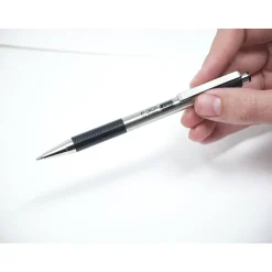 Pens|Zebra F-301 Retractable Ballpoint Pen, Fine Point, 0.7mm, Black Ink, 2 Pack (27112)