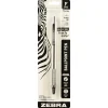 Pens|Zebra F-701 Retractable Ballpoint Pens, Fine Point, 0.8mm, Black Ink (29411)