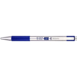 Pens|Zebra G-301 Retractable Gel Pen, Medium Point, 0.7mm, Blue Ink, 2 Pack (41322)