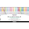 Highlighters|Zebra Mildliner Twin Tip Highlighters, Bullet/Chisel Tip, Complete Assorted, 25/Pack (78525)