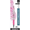 Pens|Zebra Retractable Ballpoint Pen, Fine Point, 0.7mm, Black Ink (ZEB37111)