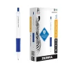 Pens|Zebra Sarasa Dry X1+ Retractable Gel Pen, Medium Point, 0.7mm, Blue Ink, Dozen (41520)