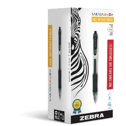 Pens|Zebra Sarasa Dry X20 Retractable Gel Pen, Medium Point, 0.7mm, Assorted Ink, 24 Pack (14680)