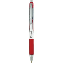 Pens|Zebra Z-Grip Flight Retractable Ballpoint Pen, Bold Point, 1.2mm, Red Ink, Dozen (21930)