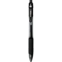 Pens|Zebra Z-Grip Retractable Ballpoint Pens, Fine Point, 0.7mm, Black Ink, Dozen (23910)