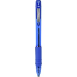Pens|Zebra Z-Grip Retractable Ballpoint Pens, Medium Point, 1.0mm, Blue Ink, 24/Pack (ZEB12225)