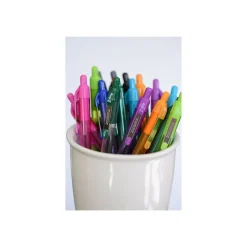 Pens|Zebra Z-Grip Retractable Ballpoint Pen, Medium Point, 1.0mm, Assorted Ink, 24 Pack (12271)