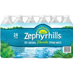 Zephyrhills 100% Natural Spring Water, 16.9 oz. Plastic Bottles, 24/Carton (11475233)