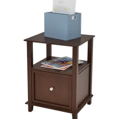 File Cabinets*Z-Line Designs Lateral File Cabinet, Letter/Legal Size, 24"H x 18.75"W x 21"D, Espresso (ZL4357-3FSU)