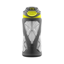 Zulu Torque Tritan Kids' Water Bottle, 16 oz., Gray/Green (238-0362-436-6)