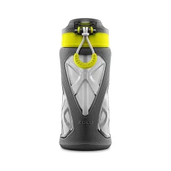 Zulu Torque Tritan Kids' Water Bottle, 16 oz., Gray/Green (238-0362-436-6)