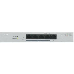 Clearance ZyXEL GS1200 8-Port Gigabit Ethernet Managed Switch, 10/100/1000 Mbps, Gray (GS12008HP)